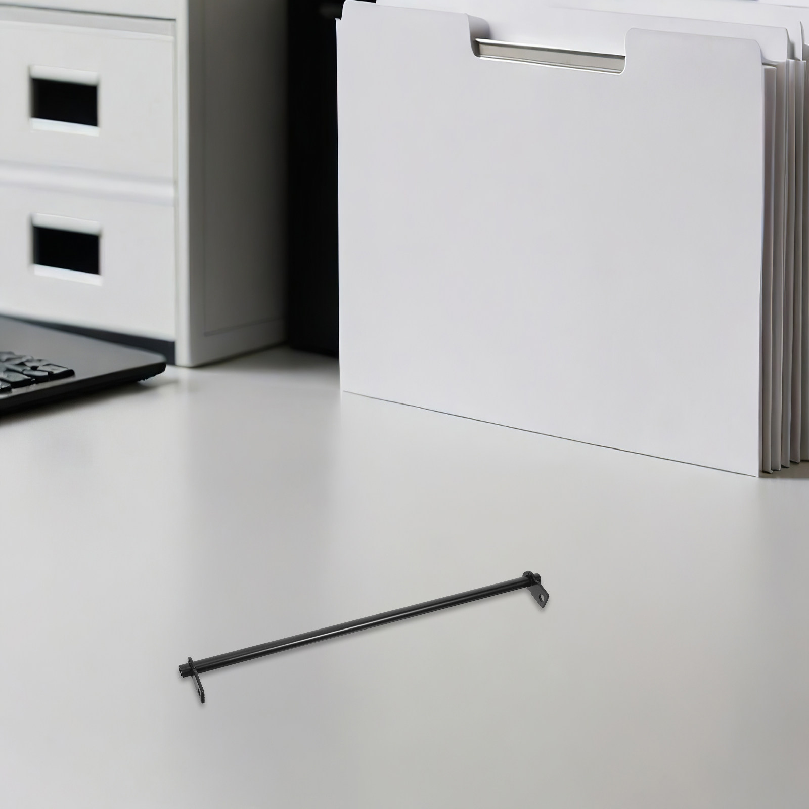 File Folder Hanging - 5 قطع قضبان معدنية مزدوجة الأطراف