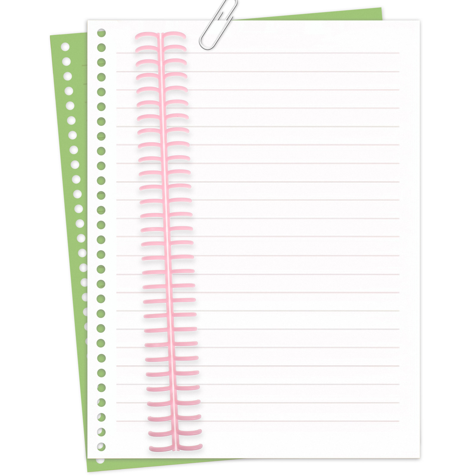 Binding Comb Plastic - 10 قطع من حلقات الربط البلاستيكية