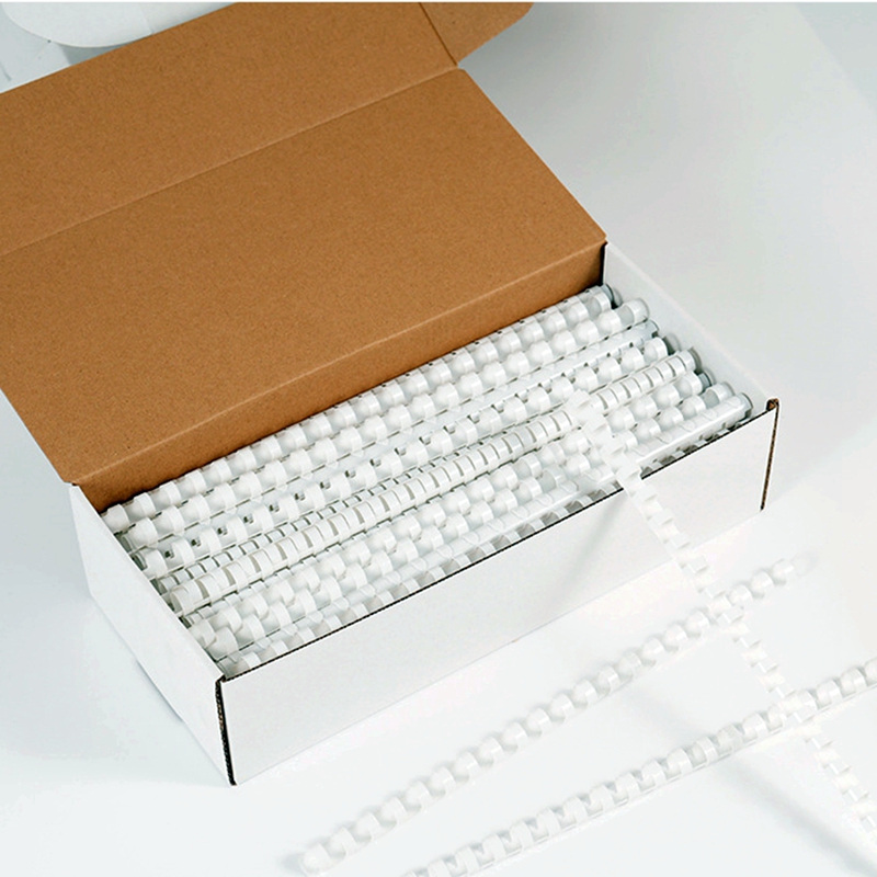 Binding Comb Plastic - 50/100 قطعة صندوق كامل من حلقات