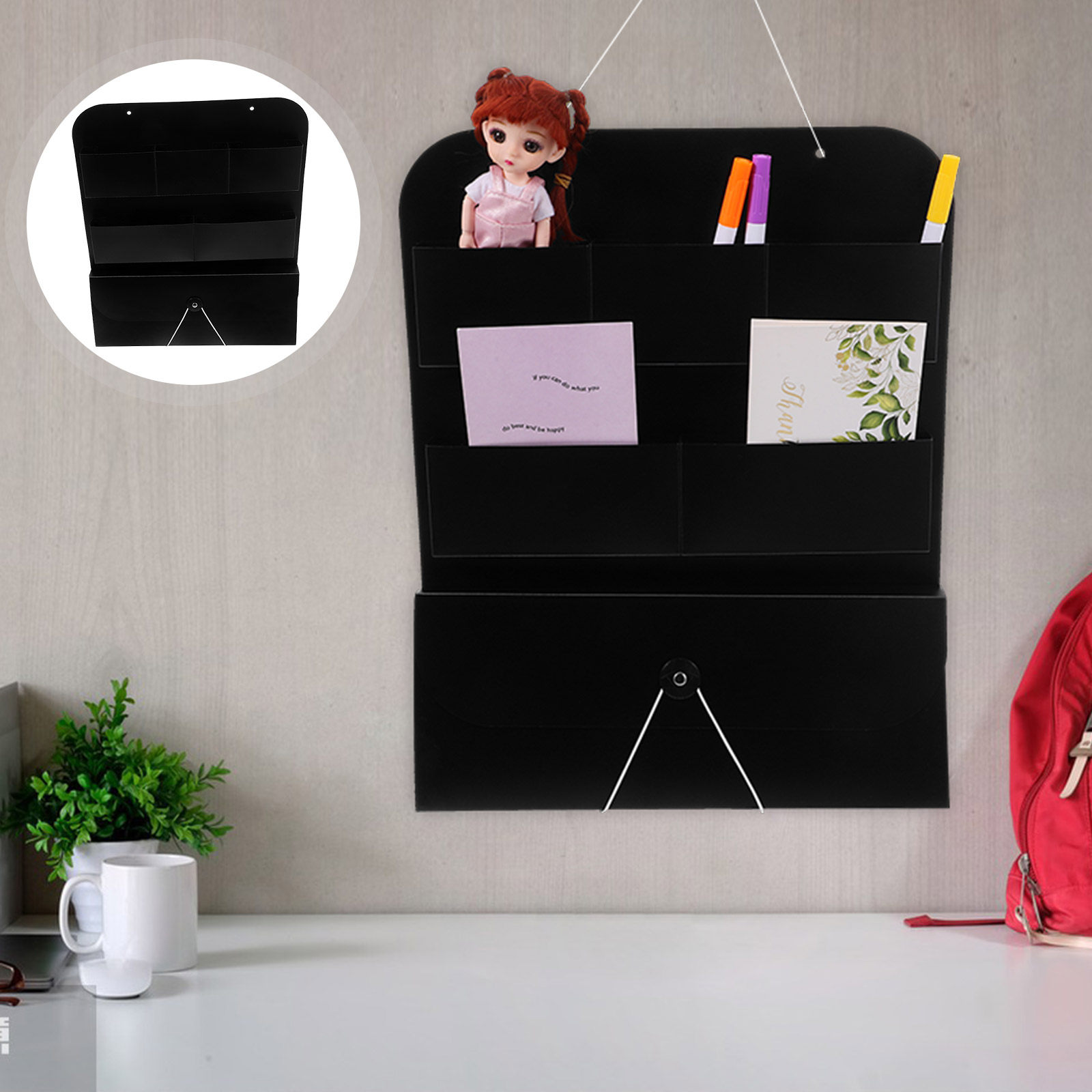 File Folder Hanging - منظم ملفات مثبت على الحائط من