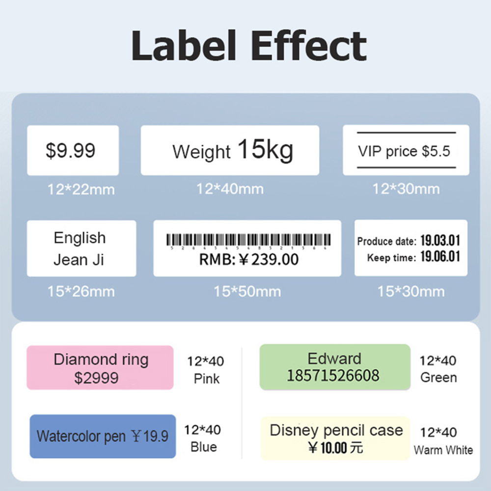 Niimbot D11 D110 D101 طابعة حر - مراجعة Label Printer Tape وسعره