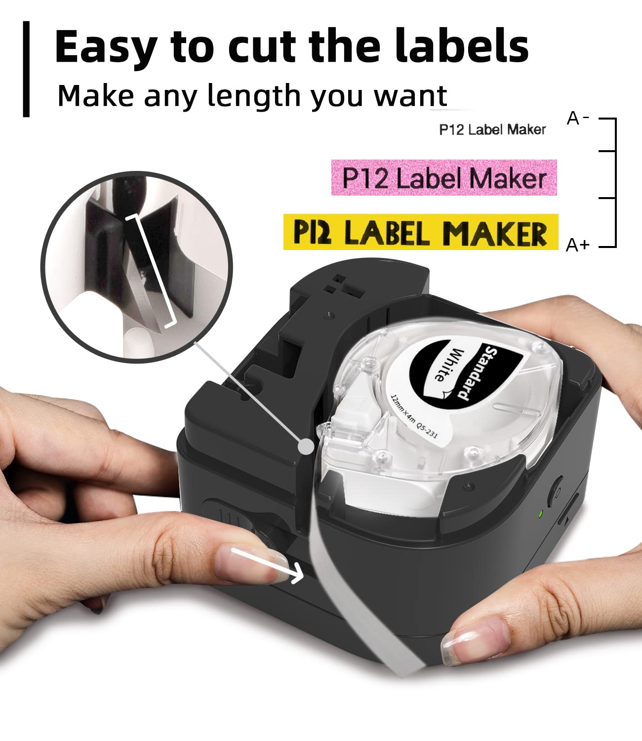 Phomemo P12 P12Pro شريط صانع ا - مراجعة Label Printer Tape وسعره