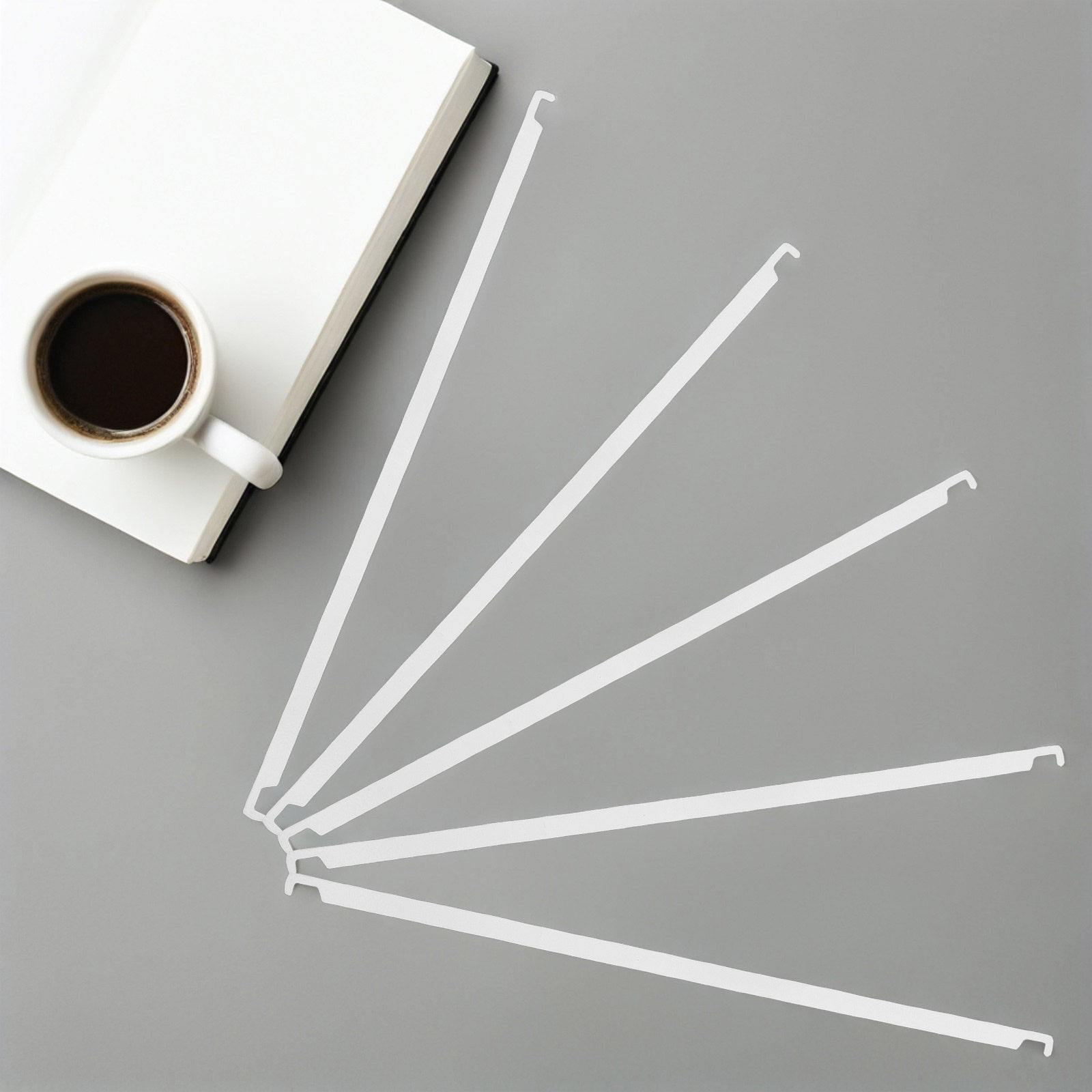 10 قطع من قضبان تنظيم الملفات  - مراجعة File Folder Hanging وسعره