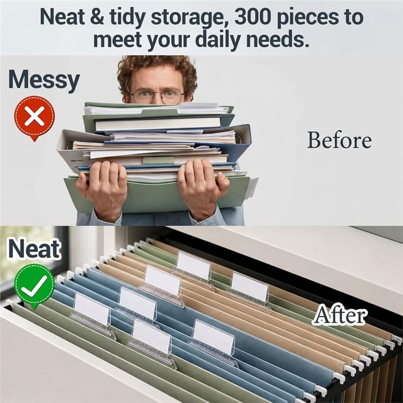 A53M-مجلدات ملفات شفافة معلقة  - مراجعة File Folder Hanging وسعره