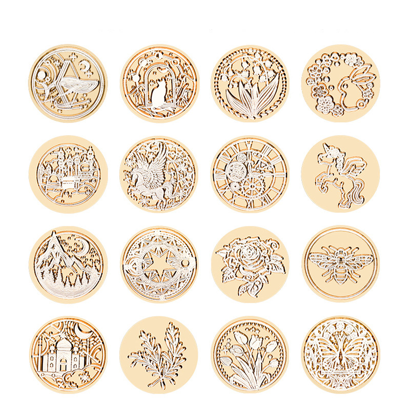 ختم شمعي بنمط زهرة اللوتس والس - مراجعة Wax Seal Stamp Kit وسعره