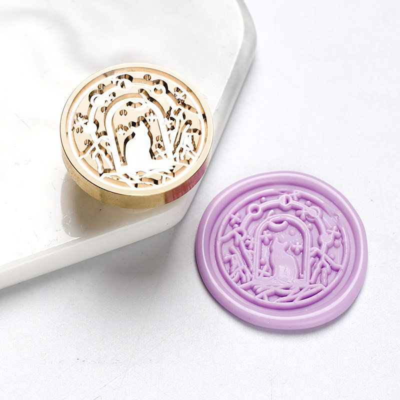 ختم شمعي بنمط زهرة اللوتس والس - مراجعة Wax Seal Stamp Kit وسعره
