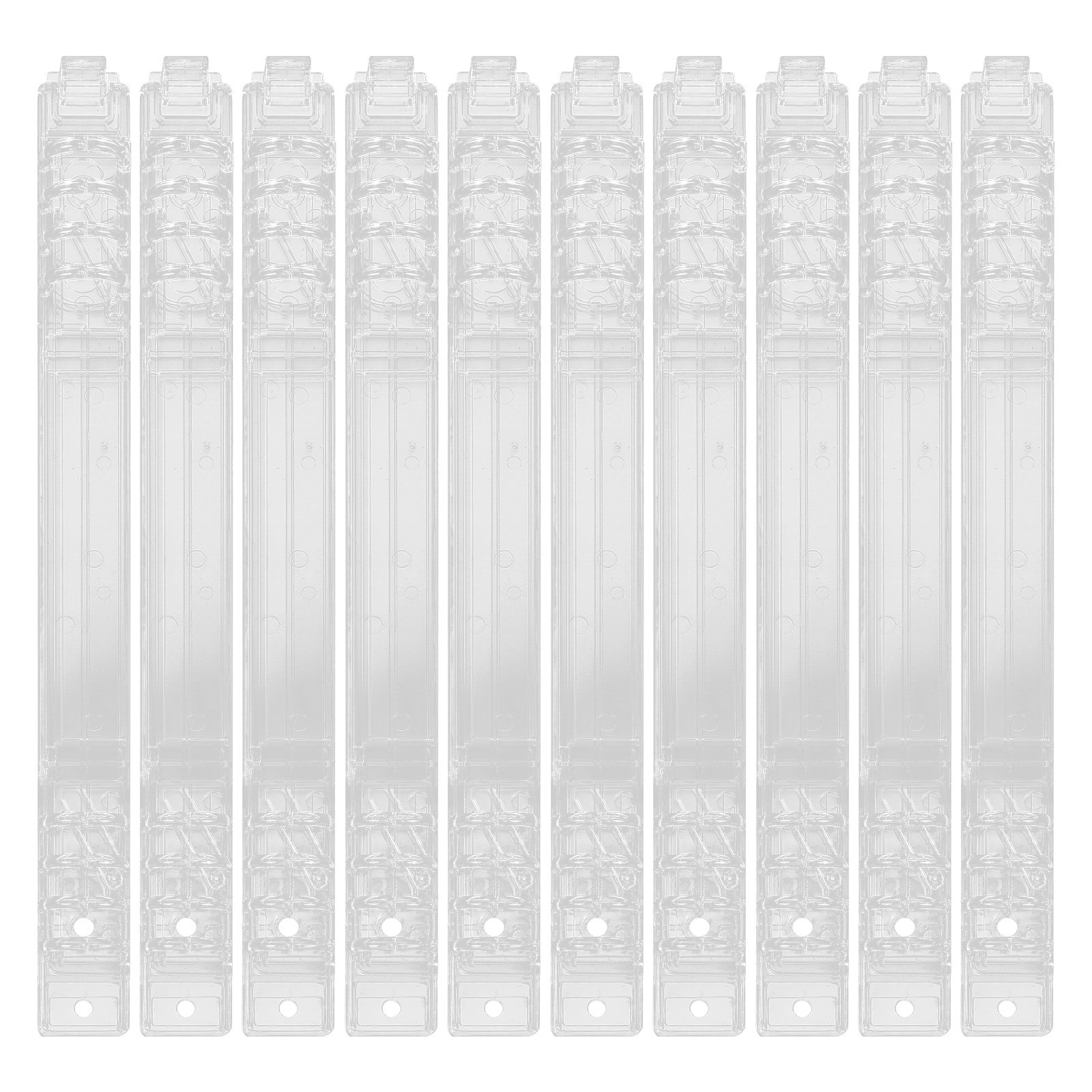 10 قطع حلقات تجليد حلزونية للو - مراجعة Binding Comb Plastic وسعره
