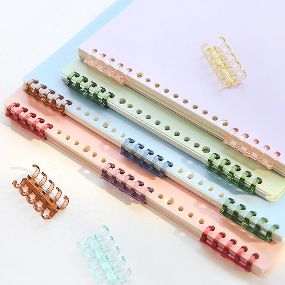10 قطع من حلقات التدبيس البلاس - مراجعة Binding Comb Plastic وسعره
