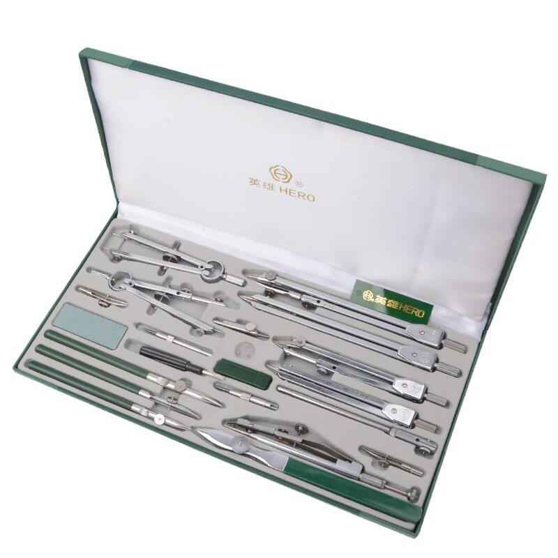 مجموعة أدوات رسم هندسي معدنية  - مراجعة Compass Geometry Set وسعره