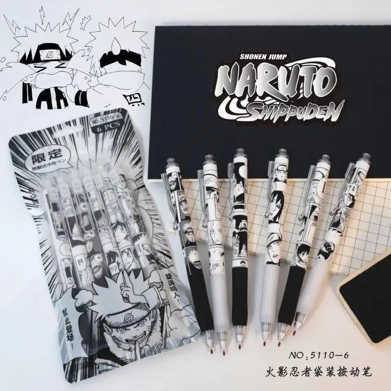 قلم أنيمي ناروتو ، قلم جيل Uch - مراجعة Gel Ink Pen Set وسعره