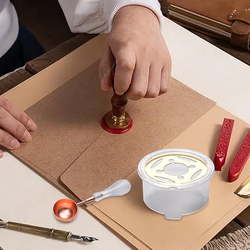ختم الشمع عدة ختم الشمع Melter - مراجعة Wax Seal Stamp Kit وسعره