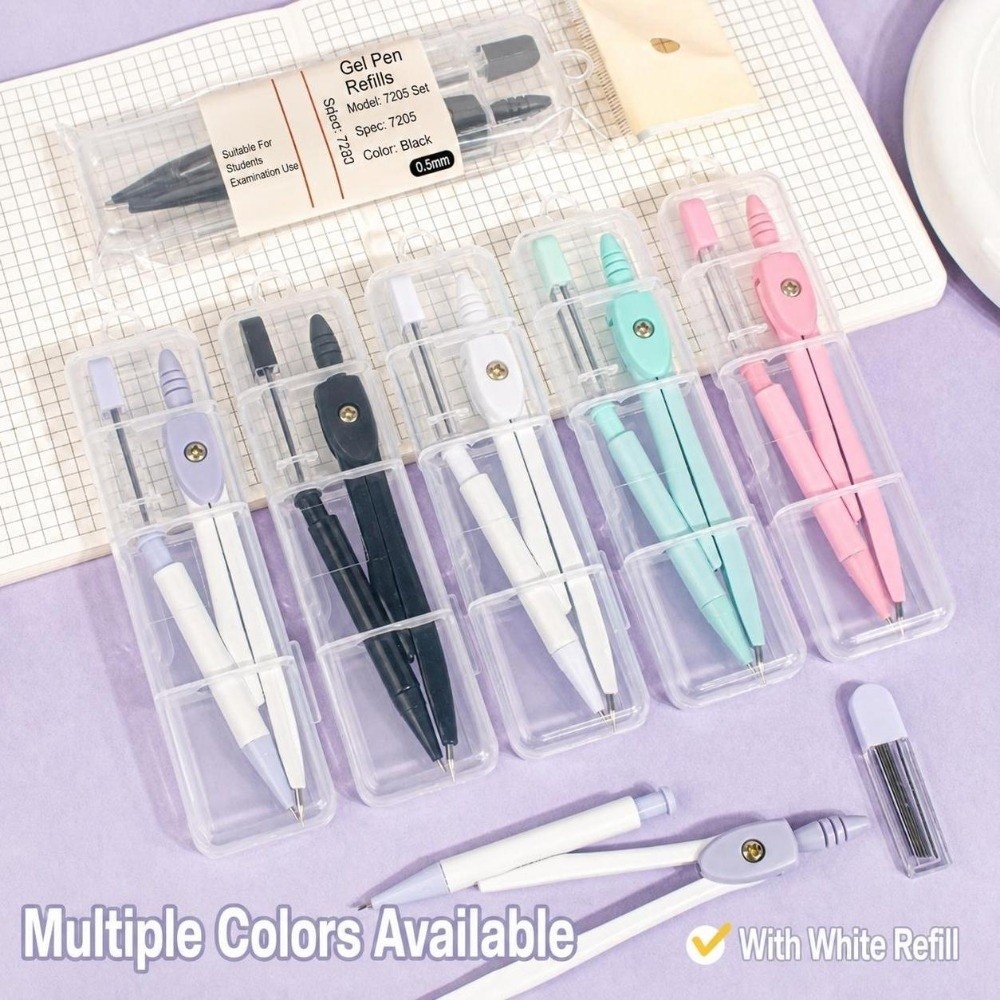 بوصلة رسم معدنية محمولة بألوان - مراجعة Compass Geometry Set وسعره