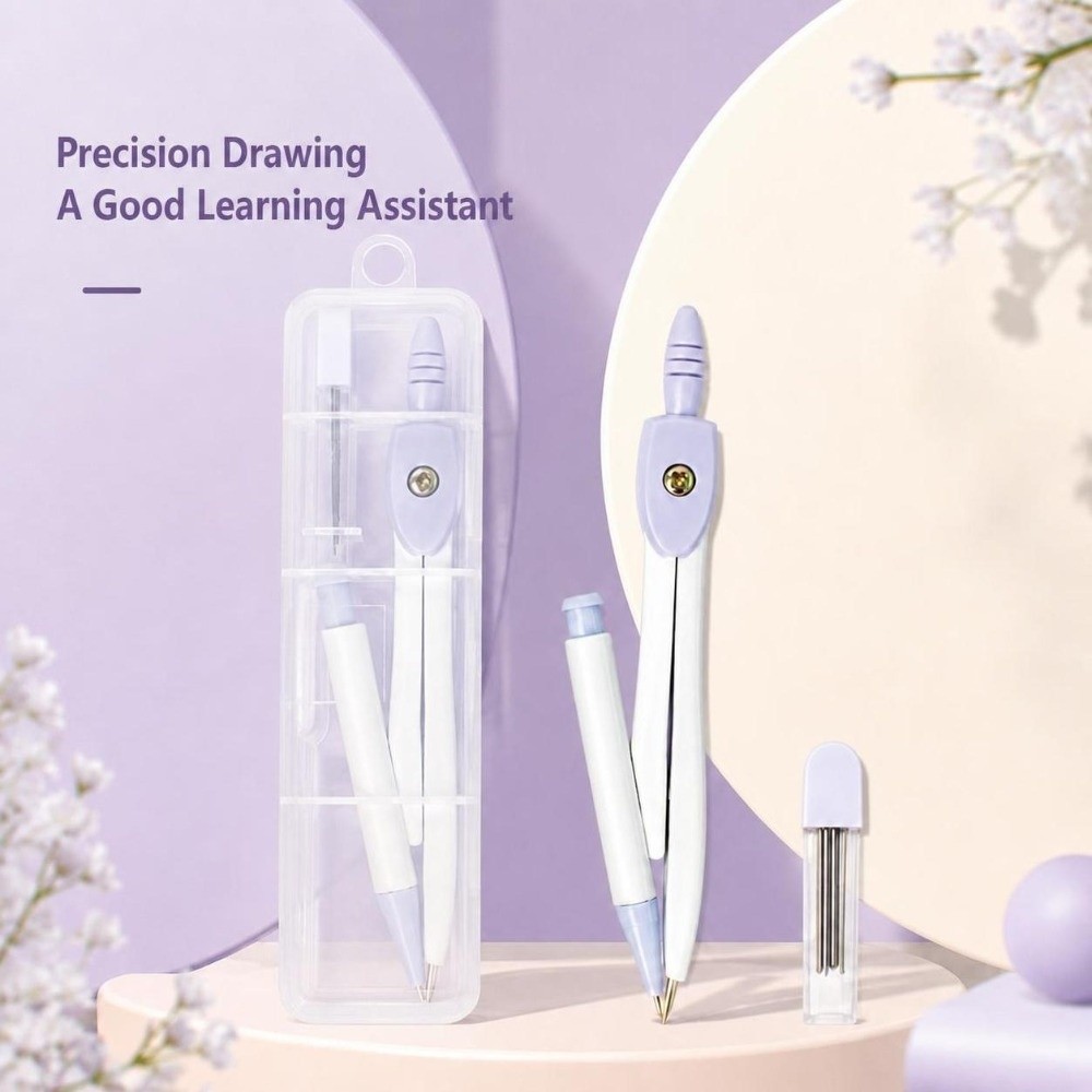 بوصلة رسم معدنية محمولة بألوان - مراجعة Compass Geometry Set وسعره